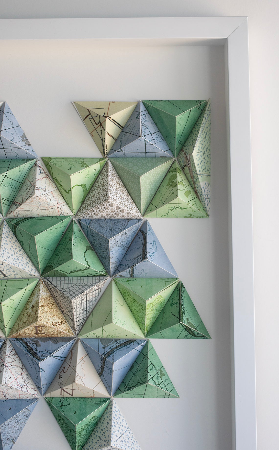 Map Pyramid Abstract